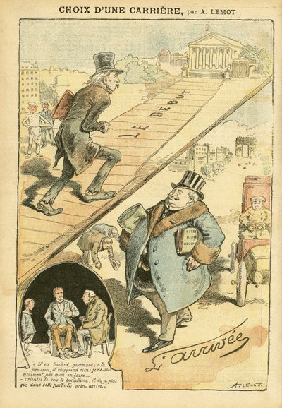 Ilustrace Achille Lemot (1846-1909) v Le Pelerin od Achille Lemot