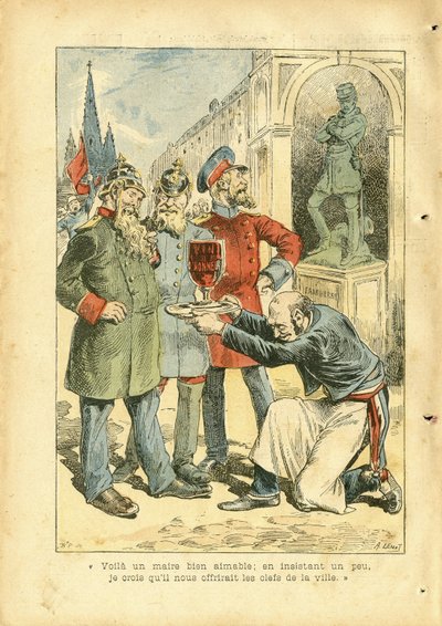Ilustrace Achille Lemot (1846-1909) v Le Pelerin od Achille Lemot