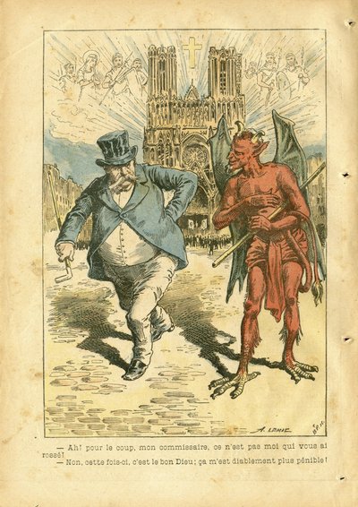 Ilustrace Achille Lemota (1846-1909) v Le Pelerin od Achille Lemot