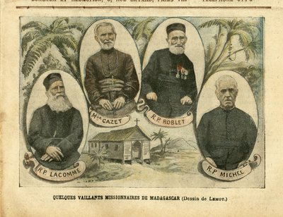 Ilustrace Achille Lemot (1846-1909) v Le Pelerin od Achille Lemot