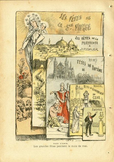 Ilustrace Achille Lemot (1846-1909) v Le Pelerin od Achille Lemot