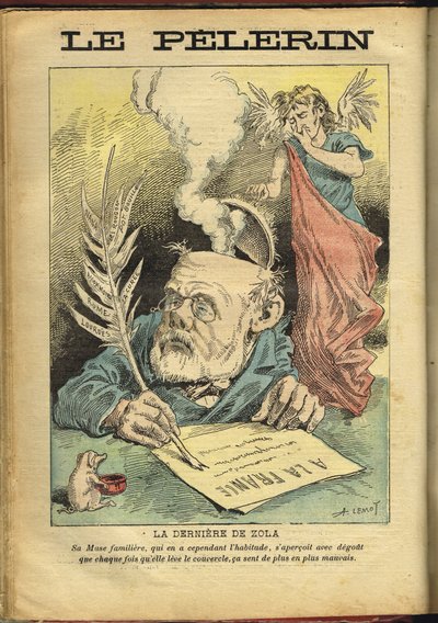Ilustrace Achille Lemot (1846-1909) v Le Pelerin od Achille Lemot