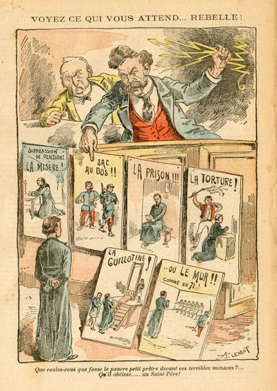 Le Pelerin, Satirický v barvách od Achille Lemot