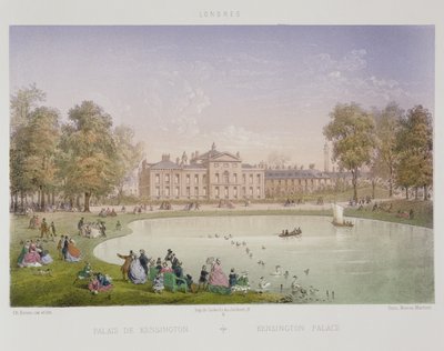 Kensingtonský palác, kolem roku 1862 od Achille-Louis Martinet