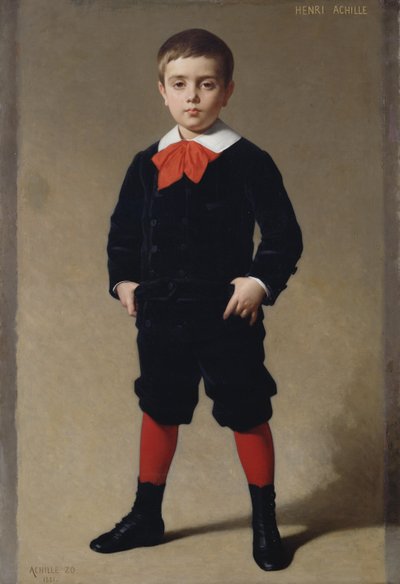 Portrét Henriho Achilla, umělcova syna, 1881 od Achille Zo