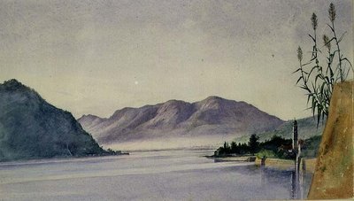 Jezero Como, časné ráno od Ada Dundas