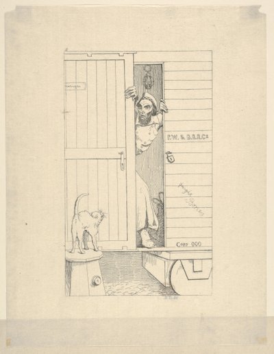 Průchod přes Baltimore z Konfederačních válečných leptů, 1861-63. od Adalbert John Volck