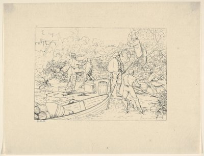 Pašování léků na jih z Konfederačních válečných leptů, 1861-63. od Adalbert John Volck