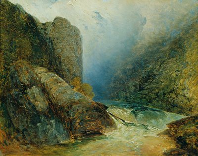 Teufelsmauer u Hohenfurtu (Kienberg) od Adalbert Stifter