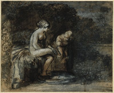 Batšeba v lázni od Adam Elsheimer