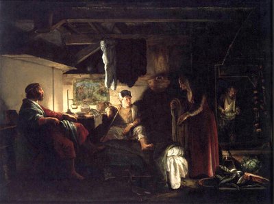 Jupiter a Merkur u Filemona a Baucis Jupiter a Merkur u Filemona a Baucis od Adam Elsheimer