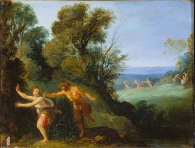 Pan a Syrinx od Adam Elsheimer