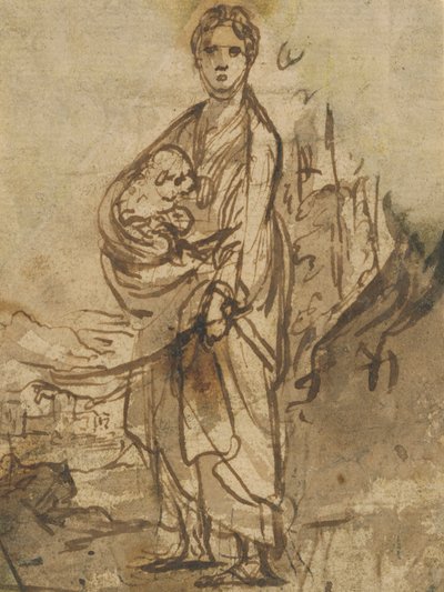 Svatá Anežka od Adam Elsheimer