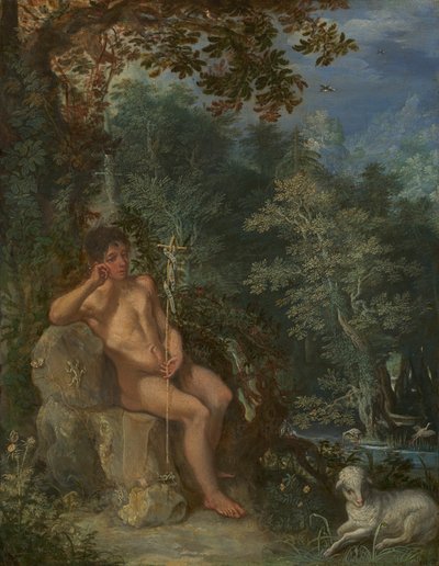 Svatý Jan Křtitel na poušti od Adam Elsheimer