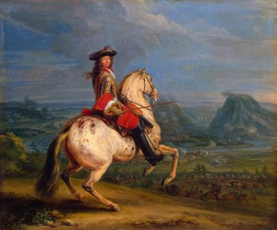Ludvík XIV. při dobytí Besançonu, 1674. od Adam Frans Meulen van der