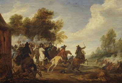 Zásnuby kavalérie. od Adam Frans van der Meulen