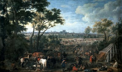 Armáda Ludvíka XIV. obléhá Tournai, od Adama Franse van der Meulena (1632-1690), Francie a Belgie od Adam Frans van der Meulen