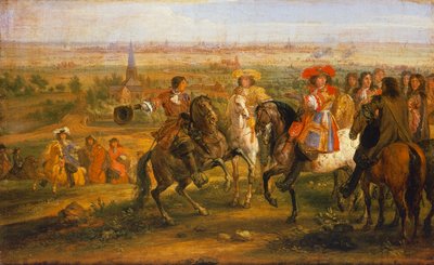 Dobytí Lille Ludvíkem XIV., 28. srpna od Adam Frans van der Meulen