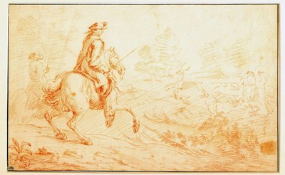 Lov sangvinických jelenů od Adama Van der Meulena (1632-1690) Paříž 17. století, muzeum Louvre od Adam Frans van der Meulen