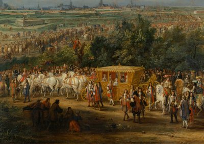 Vstup Ludvíka XIV od Adam Frans van der Meulen