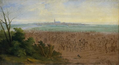 Vojska Ludvíka XIV. před Naardenem, 20. července 1672 od Adam Frans van der Meulen