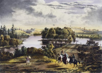 Pohled na Izhora, 1833 od Adam Tirpeune