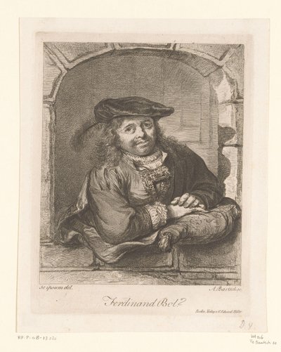 Portrét Ferdinanda Bola v okně od Adam von Bartsch