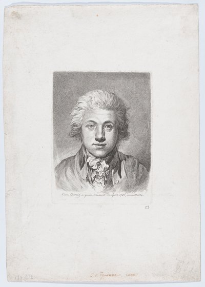 Autoportrét, 1785. od Adam von Bartsch