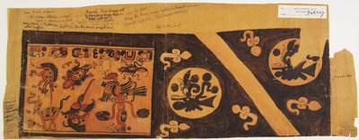 Design z hrnce z britského Hondurasu (Belize), Yucatan (akvarel) od Adela Breton