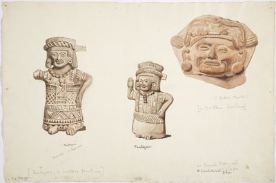 Figurky, Veracruz (akvarel) od Adela Breton