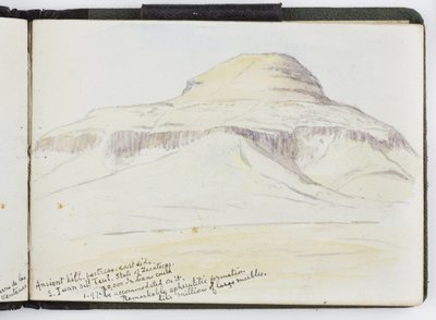 Náčrt akvarelů, kreseb a poznámek, Mexiko, 1896-1898 (akvarel) od Adela Breton