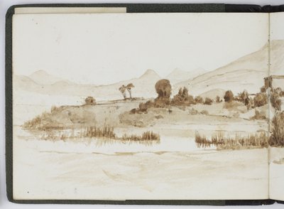 Náčrt akvarelů, kreseb a poznámek, Mexiko, 1896-1898 (akvarel) od Adela Breton