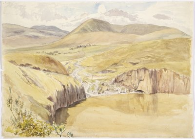 Alberea, poblíž Santiago del Valle, Guanajuato, Mexiko (akvarel) od Adela Breton