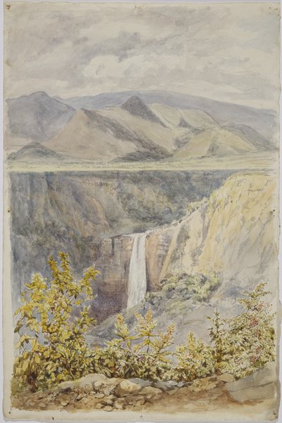 Vodopád v Huauchinango, stát Puebla, Mexiko od Adela Breton