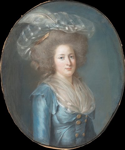 Madame Elisabeth Francouzská 1764-1794, ca. 1787. od Adelaide Labille-Guiard