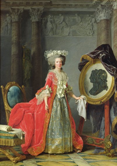 Portrét Adelaide z Francie od Adelaide Labille-Guiard