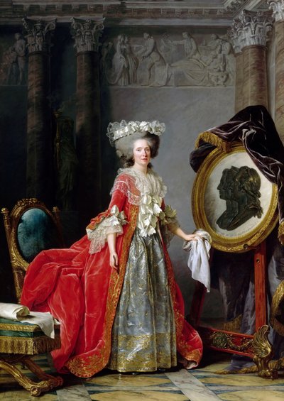 Francouzská princezna Marie Adélaïde 1732-1800 od Adelaide Labille-Guiard