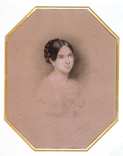 Portrét Leopoldine Hugo (1824-43) (kresba) od Adele Julie Hugo