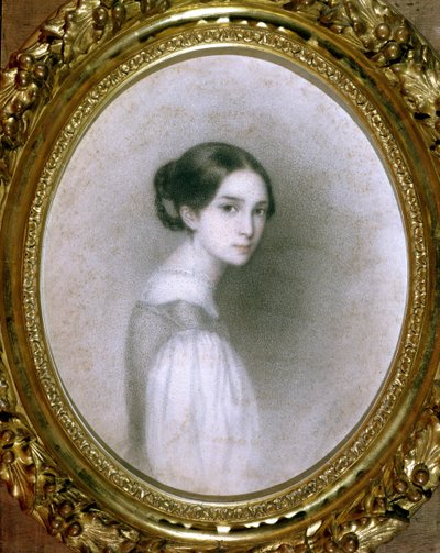 Portrét Leopoldine Hugo (1824-43) (kresba) od Adele Julie Hugo