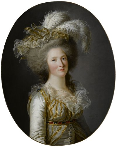 francouzsky: Elisabeth-Philippe-Marie-Hélène de France, dite Madame Elisabeth Elisabeth-Philippe-Marie-Hélène of France, známá jako Madame Elisabeth (1764-1794) od Adelaide Labille-Guiard