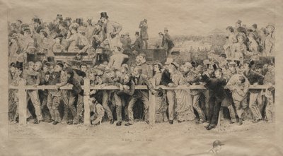 Scéna z Derby. od Adlophe Lalauze