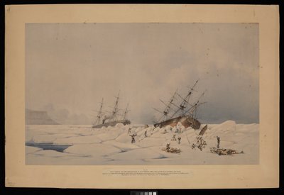 H.M.S. Phoenix a Breadalbane ve chvíli, kdy byl Latter rozdrcen a potopen... od Admiral Edward Augustus (after) Inglefield