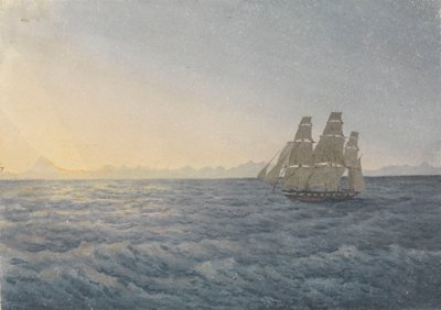 "Andy, vrchol Aconcagua vzdálený 170 mil, 18. června 1849 od Admiral Sir Edward Gennys Fanshawe