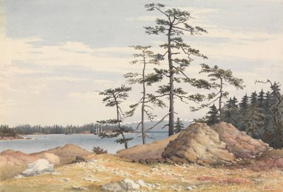 "Přístav Esquimalt, ostrov Vancouver, 28. června 1851 [Kanada] od Admiral Sir Edward Gennys Fanshawe