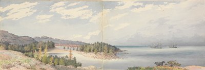 Hogland, 24. srpna 1855, Finsko od Admiral Sir Edward Gennys Fanshawe