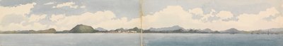 Panama, březen 1850 (akvarel) od Admiral Sir Edward Gennys Fanshawe