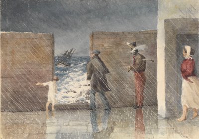 "Puntinha, Madeira, 1. ledna 1849. Pohled na vlastní loď