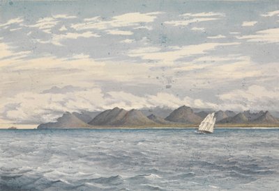 "Woody Point, ostrov Vancouver, 8. července 1851 [Kanada] od Admiral Sir Edward Gennys Fanshawe