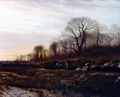 Zimní den od Adolf Alfred Larsen