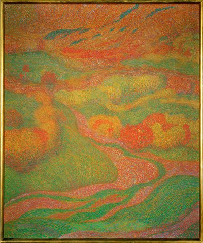 Krajina (olej na plátně) od Adolf Bohm